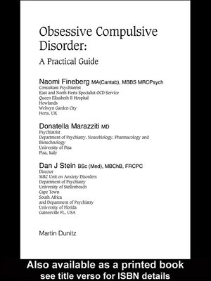 cover image of Obsessive Compulsive Disorders
